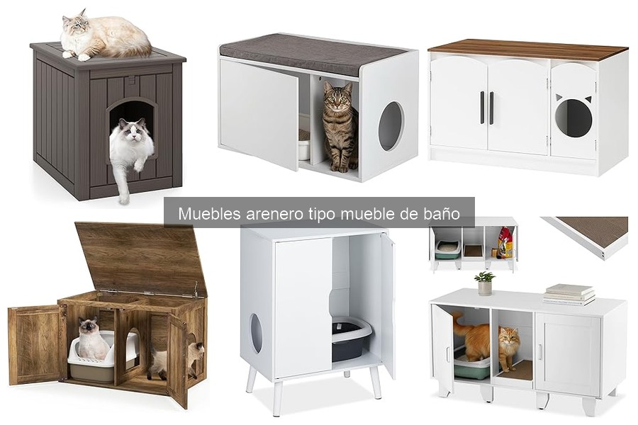 ¿Cuánto cuesta un arenero tipo mueble de baño?