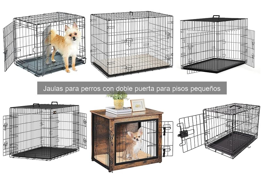 ¿Cuánto tiempo puede estar un perro en una jaula con doble puerta?