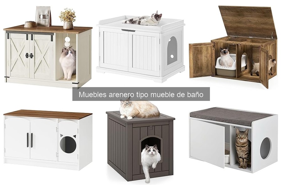 Cuidados y mantenimiento de areneros tipo mueble de baño