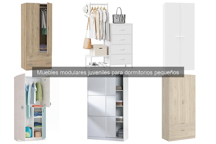 Descubre los muebles modulares juveniles para dormitorios pequeños