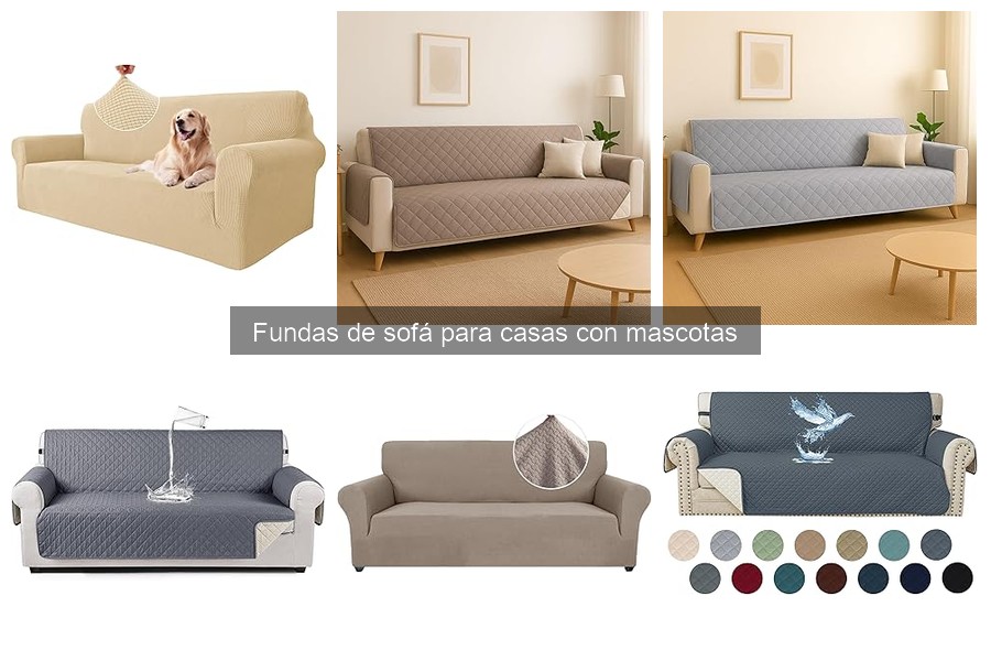 Desventajas de usar fundas de sofá para casas con mascotas