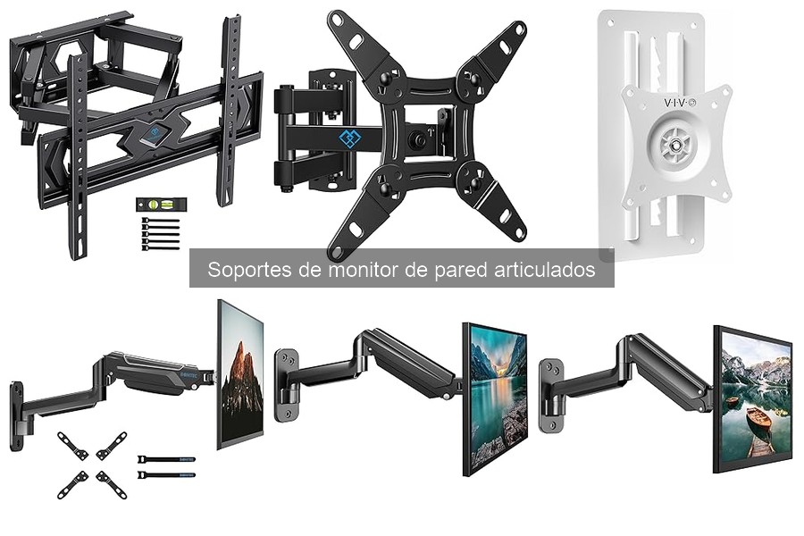 Diferencias entre soportes de monitor fijos y articulados