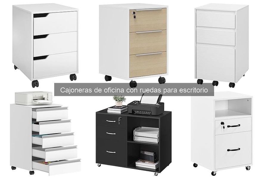Dónde comprar cajoneras de oficina con ruedas al mejor precio