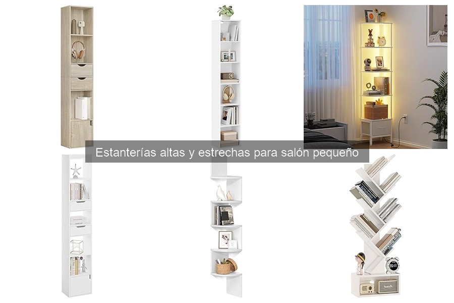 Dónde comprar estanterías altas y estrechas a buen precio