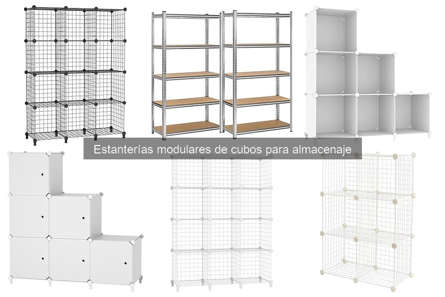 Dónde comprar estanterías modulares de cubos a buen precio
