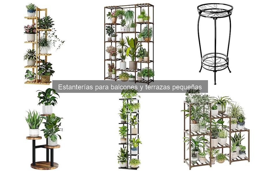 Dónde comprar estanterías para balcones y terrazas pequeñas
