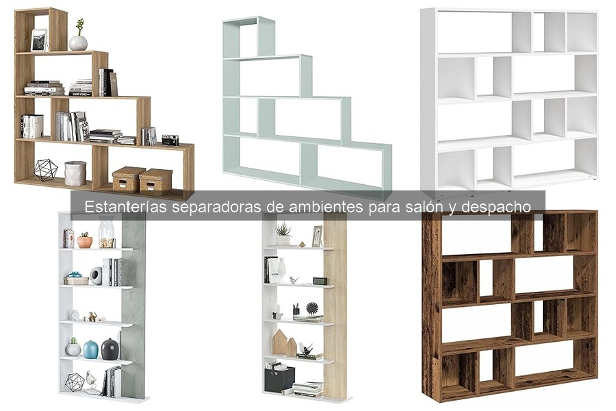 Dónde comprar estanterías separadoras de ambientes y precios