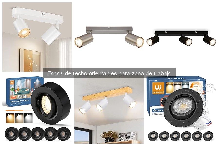Dónde comprar focos de techo orientables a buen precio
