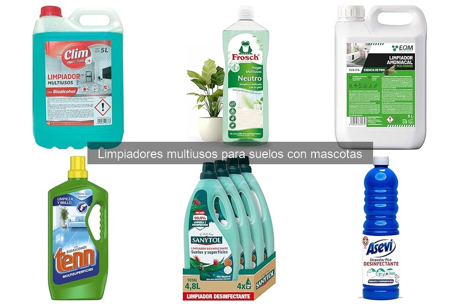 Dónde comprar limpiadores multiusos para suelos con mascotas
