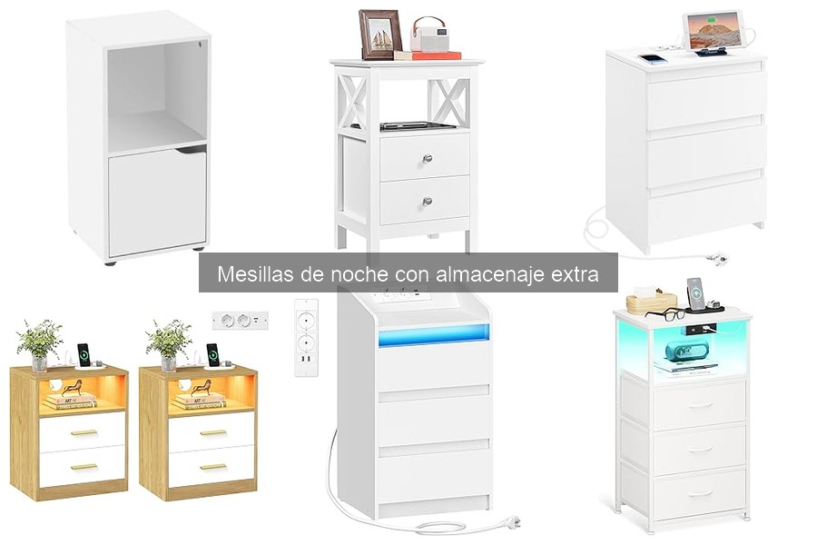 Dónde comprar mesillas de noche con almacenaje extra