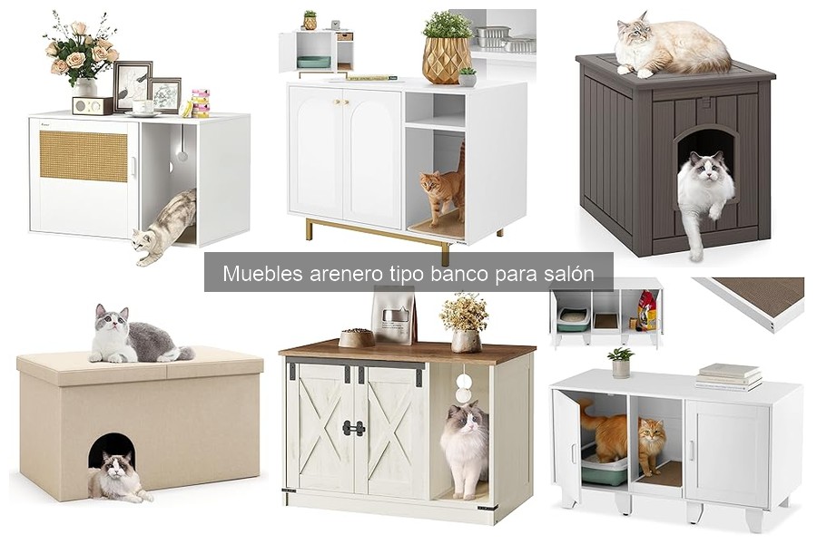 Dónde comprar muebles areneros tipo banco a buen precio