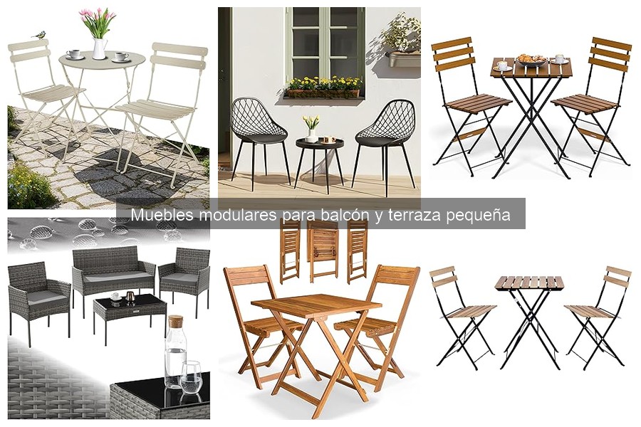 Dónde comprar muebles modulares para terrazas pequeñas