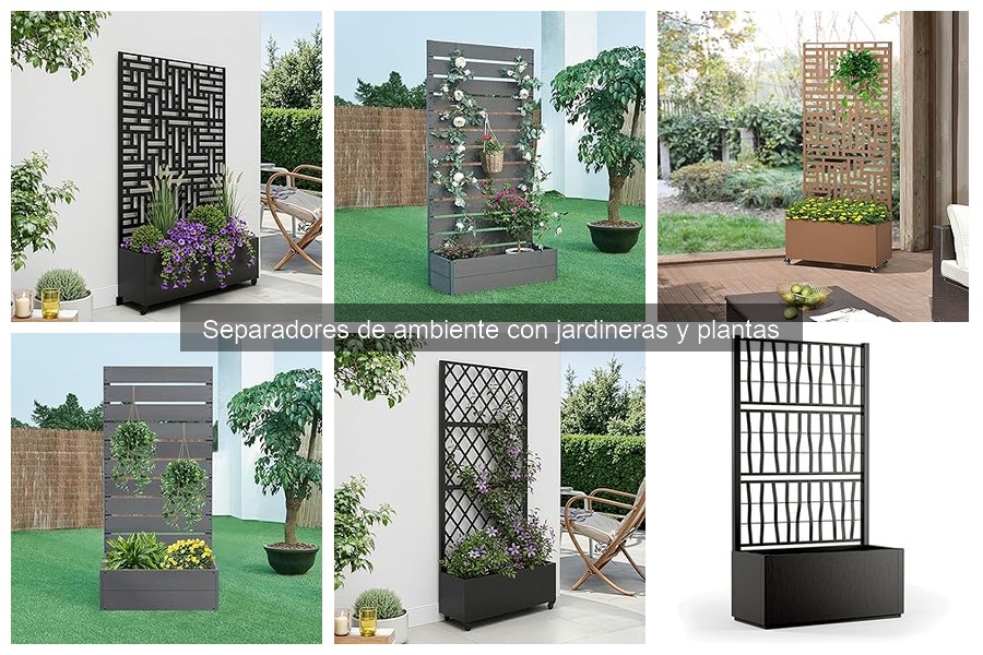 Dónde comprar separadores de ambiente con jardineras