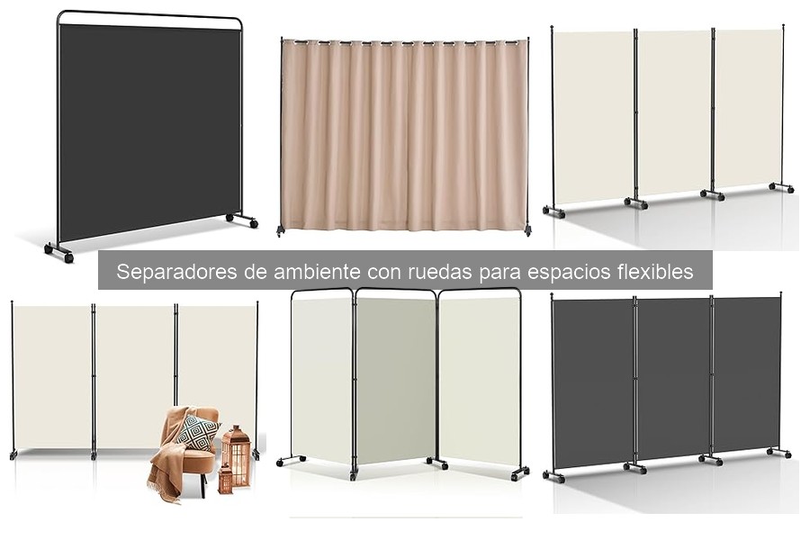 Dónde comprar separadores de ambiente con ruedas para tu hogar