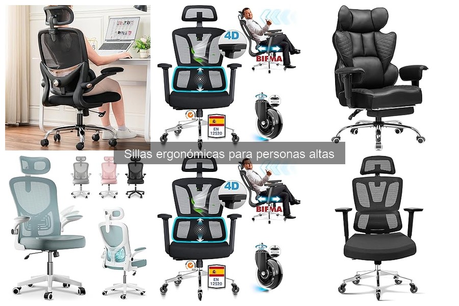 Dónde comprar sillas ergonómicas para personas altas