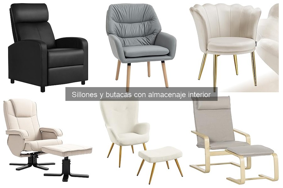 Dónde comprar sillones con almacenaje interior para tu hogar