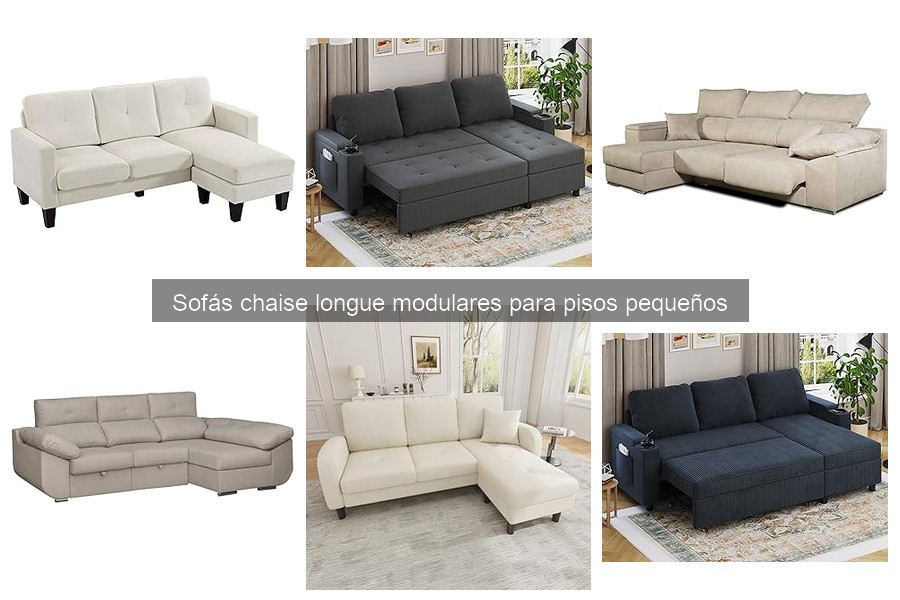 Dónde comprar sofás chaise longue modulares a buen precio