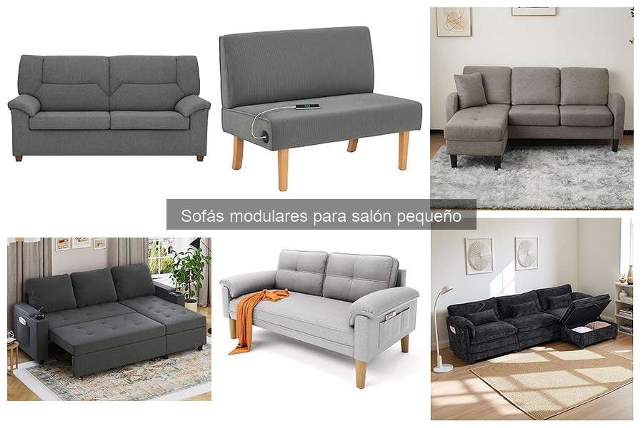Dónde comprar sofás modulares de calidad para salón pequeño
