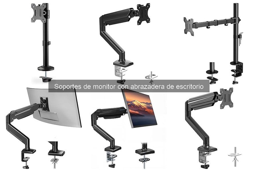 Dónde comprar soportes de monitor con abrazadera en línea