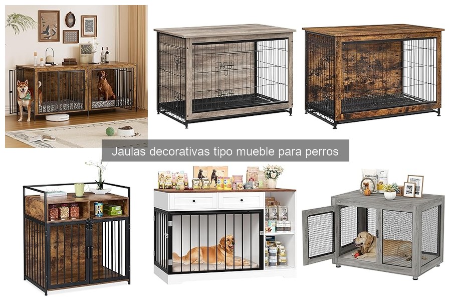Dudas frecuentes sobre jaulas decorativas tipo mueble para perros