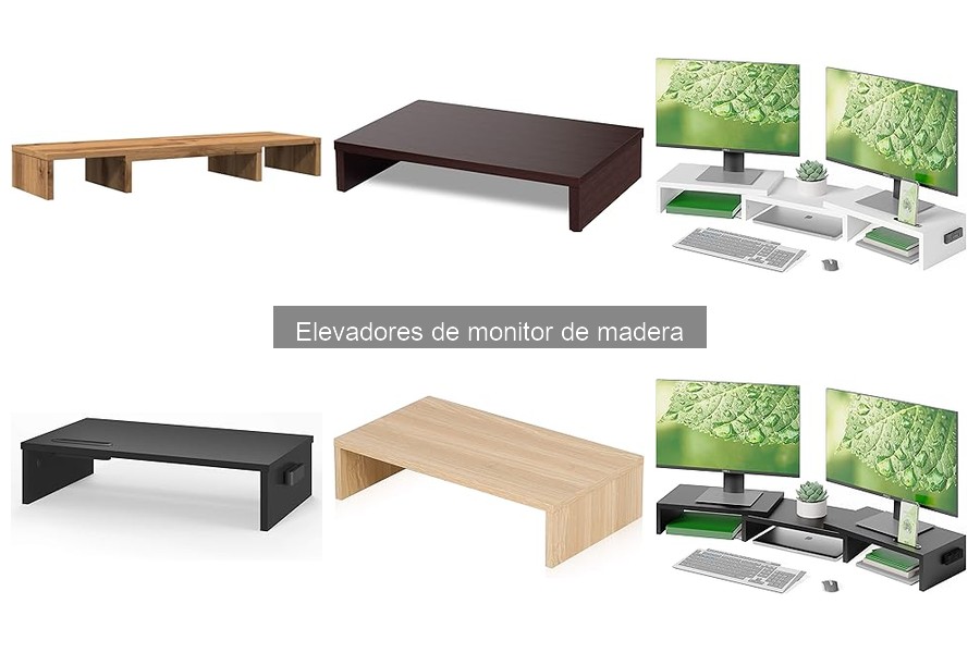 Elevadores de monitor de madera: guía de compra completa