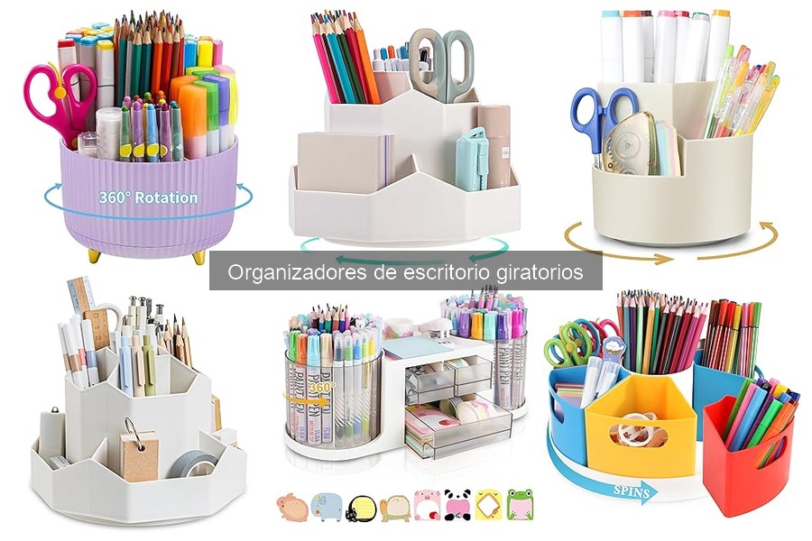 Elige el mejor organizador de escritorio giratorio