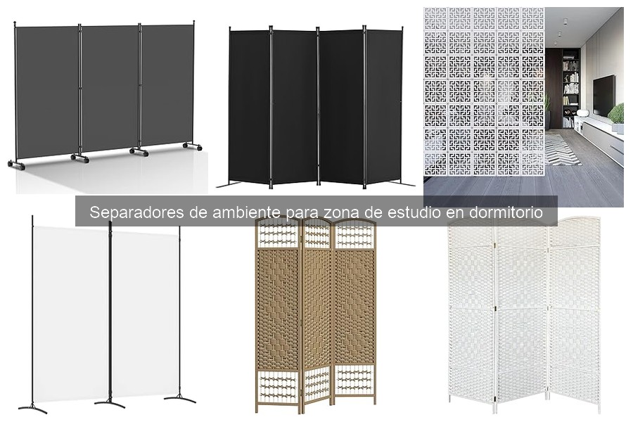 Elige el separador de ambiente perfecto para tu dormitorio pequeño