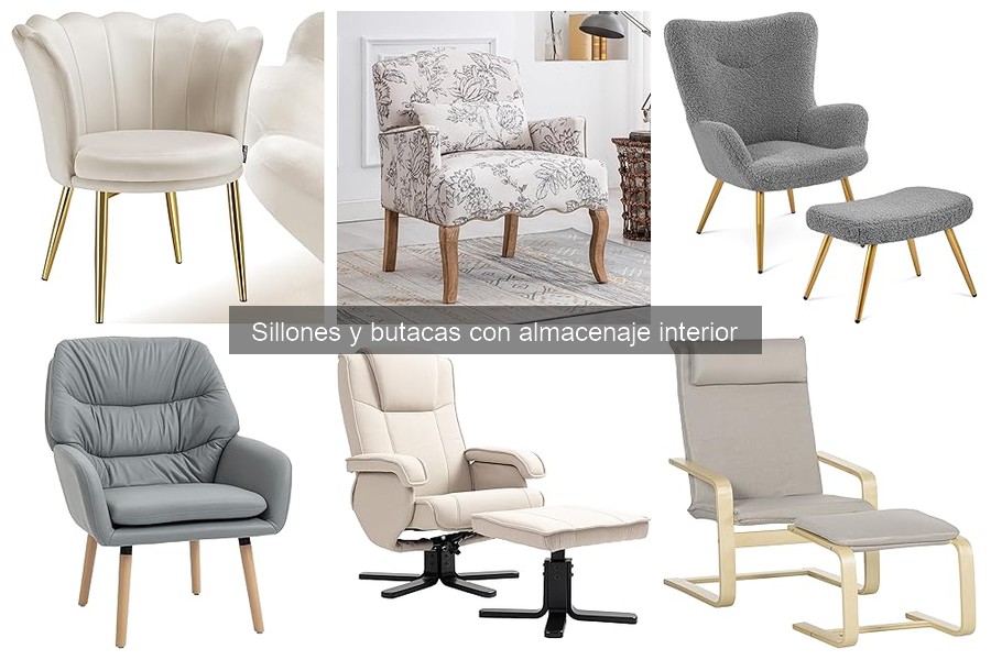 Elige el sillón con almacenaje ideal para pisos pequeños