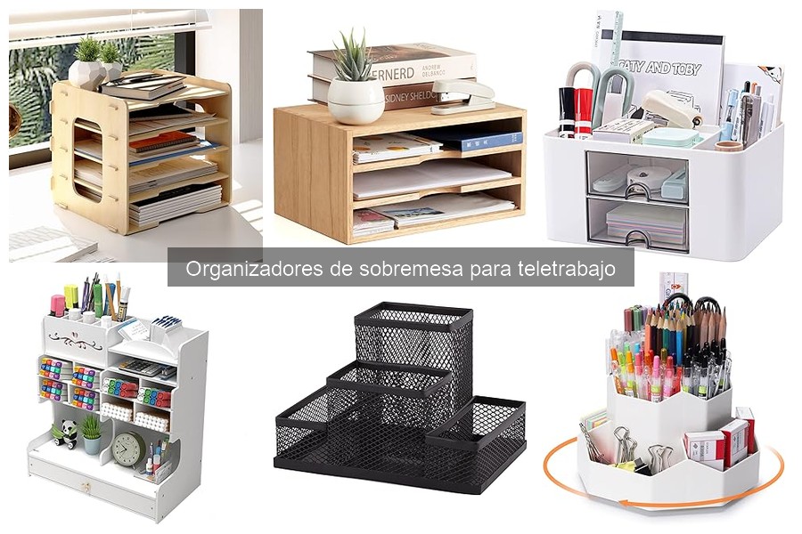 Errores al elegir organizadores de sobremesa para teletrabajo