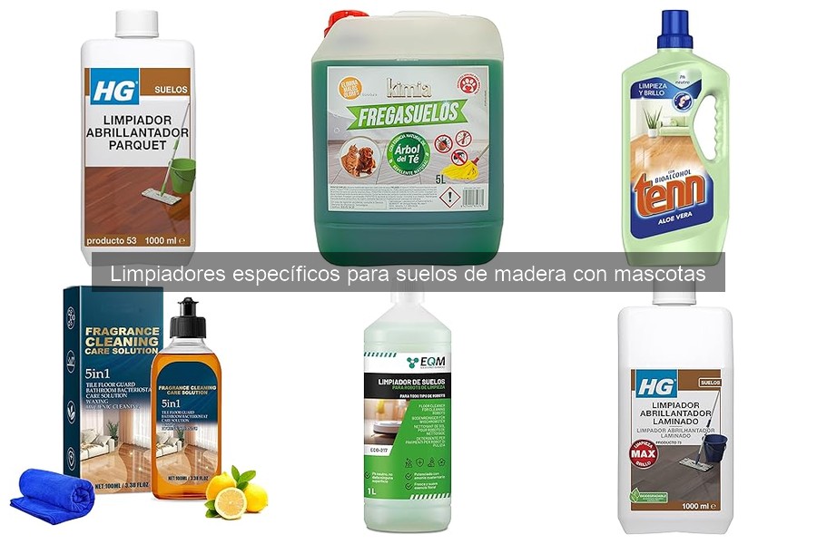 Errores al limpiar suelos de madera con mascotas