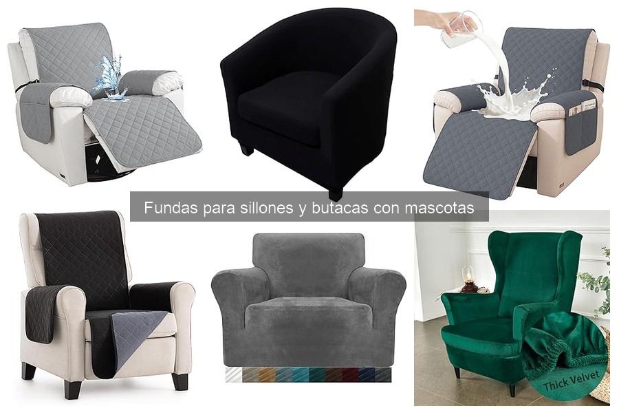 Errores comunes al elegir fundas para sillones con mascotas