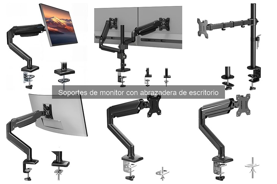 Errores comunes al elegir soportes de monitor con abrazadera