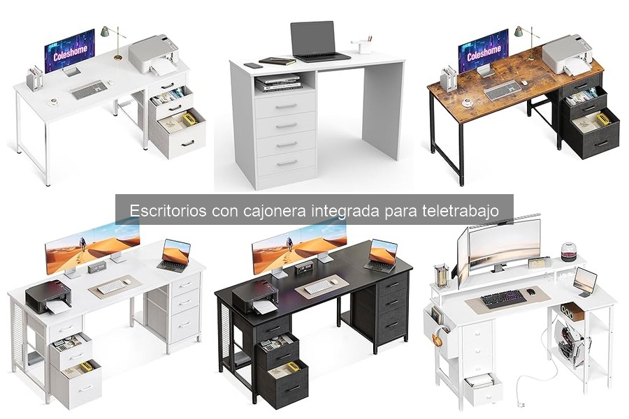 Errores comunes al usar escritorios con cajonera integrada