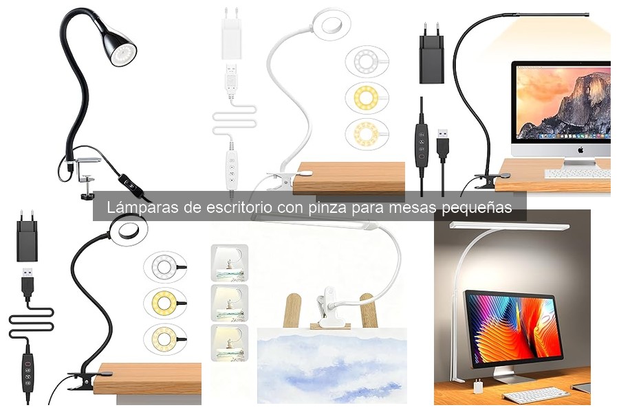 Errores comunes al usar lámparas de escritorio con pinza
