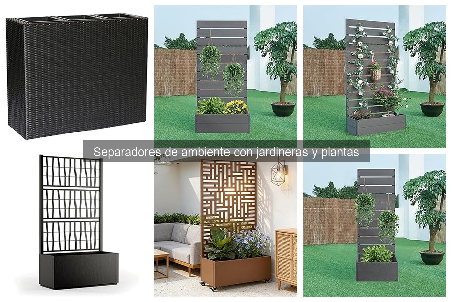 Errores comunes al usar separadores de ambiente con jardineras