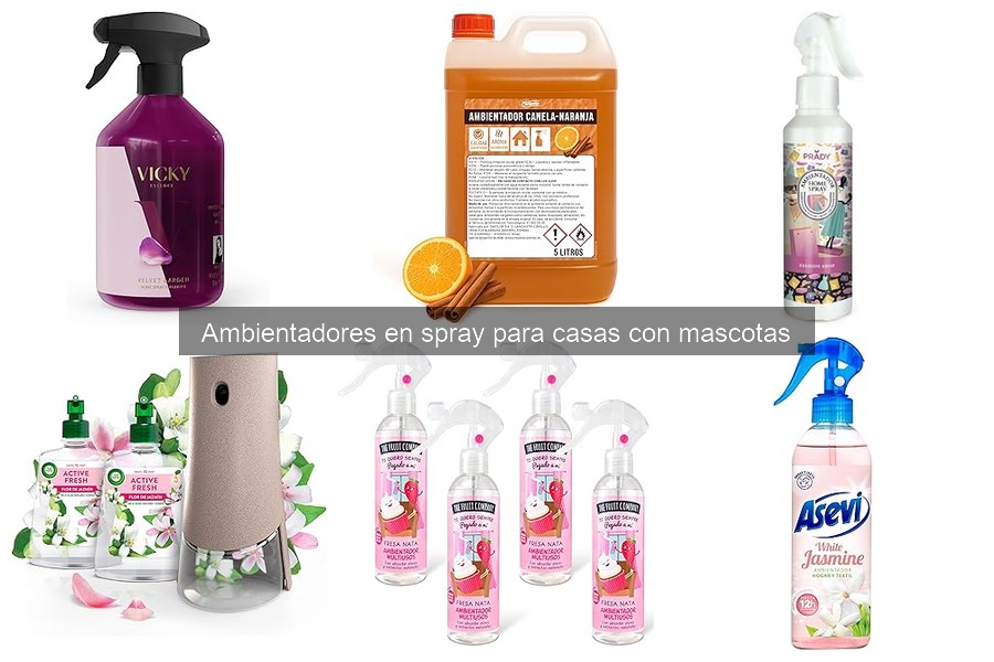 Errores comunes con ambientadores en spray para casas con mascotas