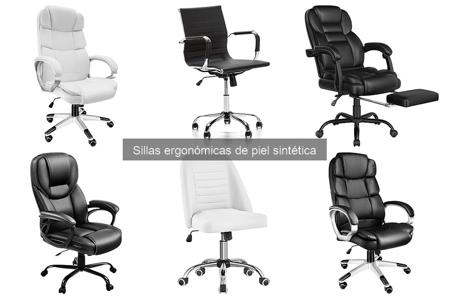 Errores comunes con sillas ergonómicas de piel sintética