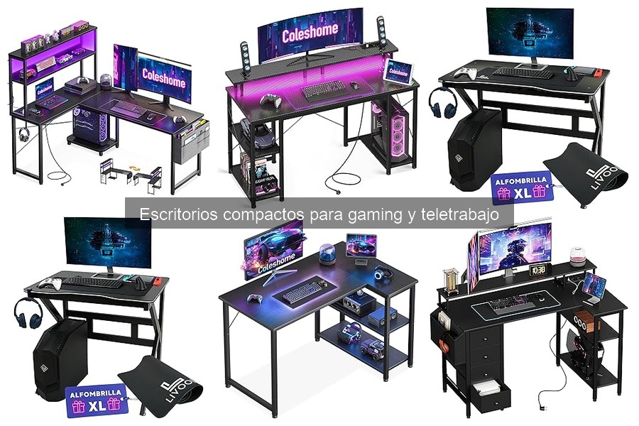 Escritorios compactos: elige según tu estilo decorativo