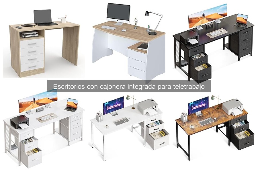 Escritorios con Cajonera Integrada: Ventajas y Características