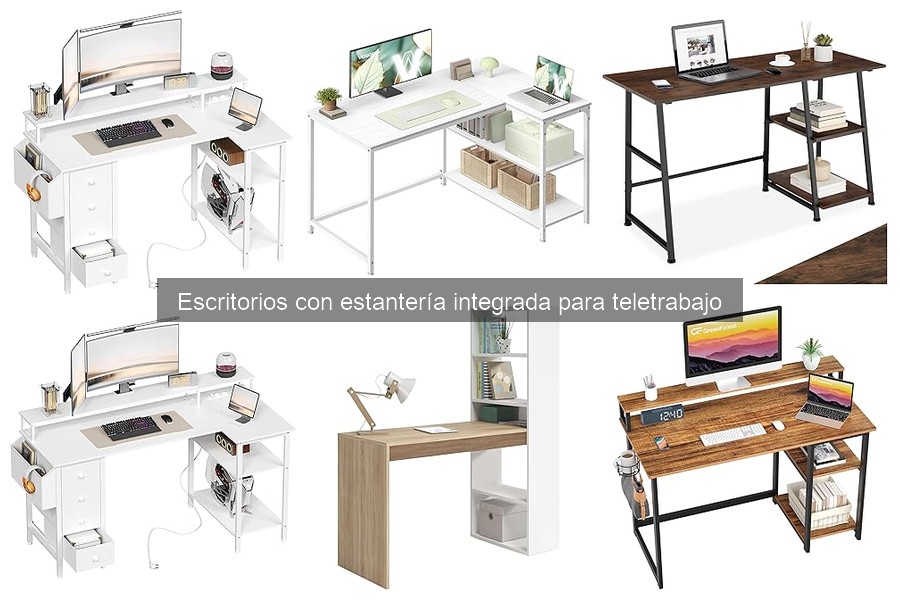 Escritorios con Estantería Integrada: Definición y Funciones