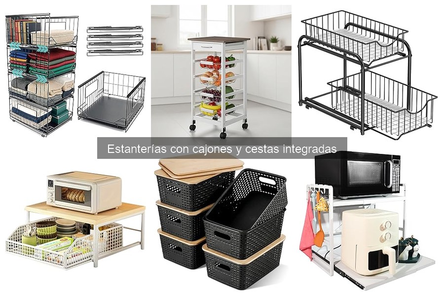 Estanterías con Cajones y Cestas: Dónde Comprarlas Baratas