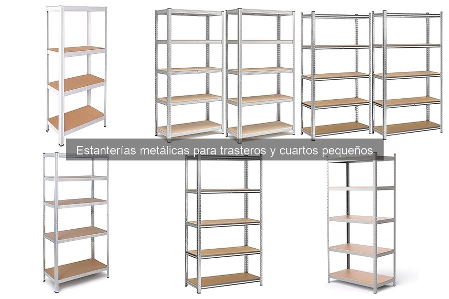 Estanterías metálicas: decoración industrial y funcionalidad