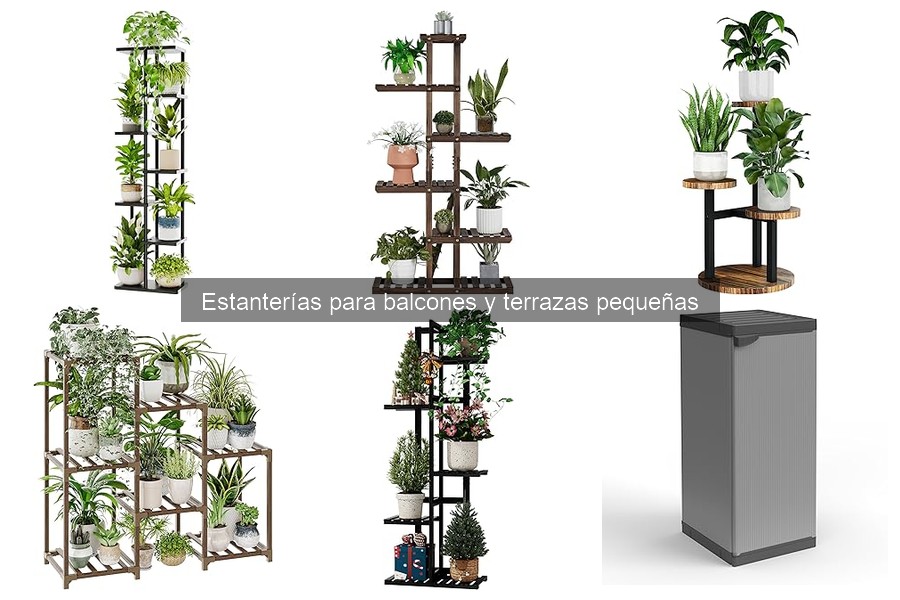 Estanterías para balcones y terrazas pequeñas: características y beneficios