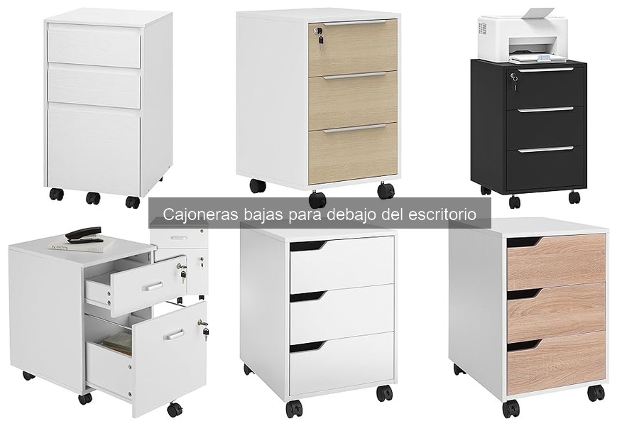 Estilos de Cajoneras Bajas para tu Oficina en Casa