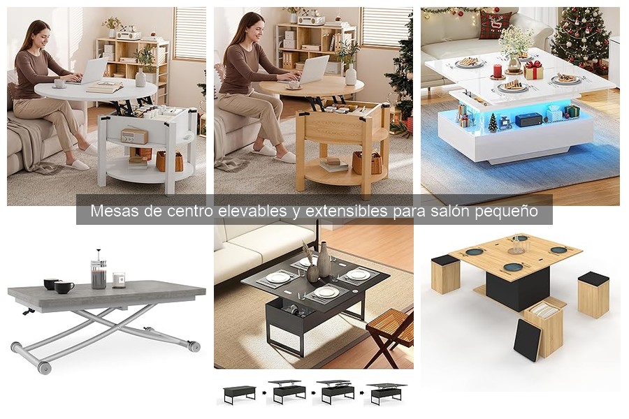 Estilos de Mesas de Centro Extensibles para Decoración Moderna