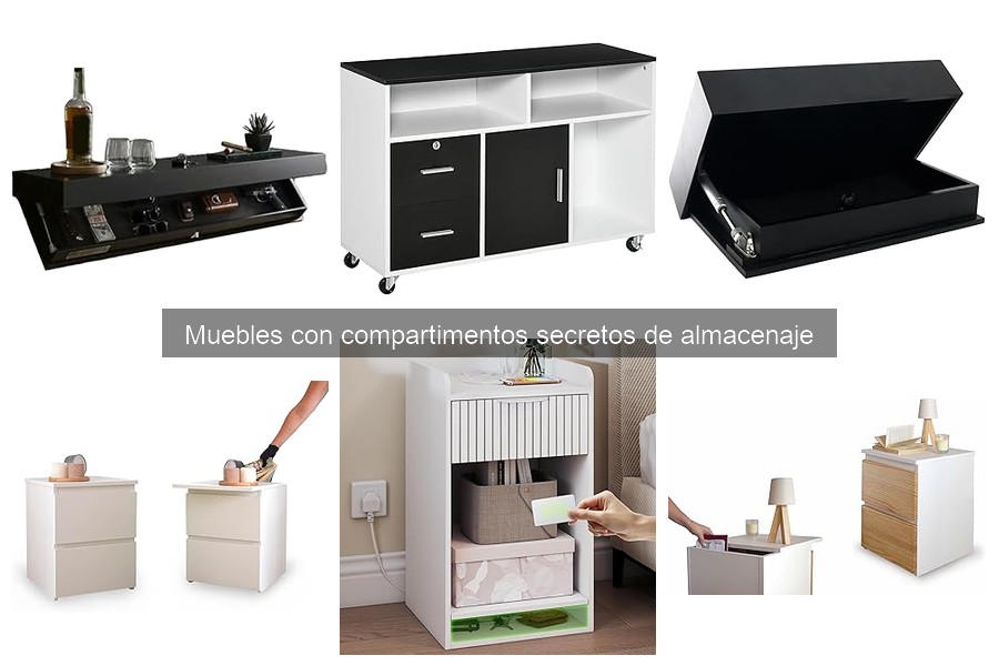 Estilos de muebles con compartimentos secretos para tu decoración