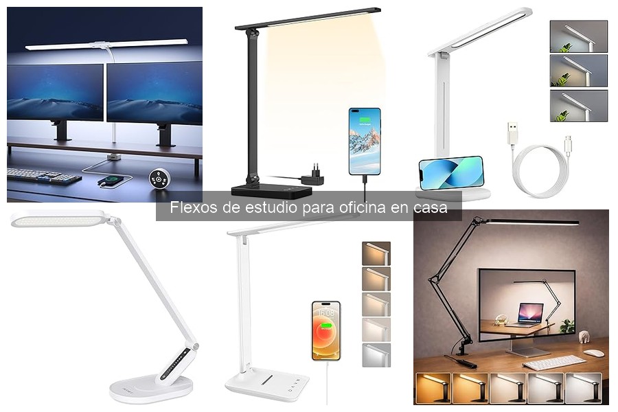 Flexos de estudio inteligentes para una oficina en casa