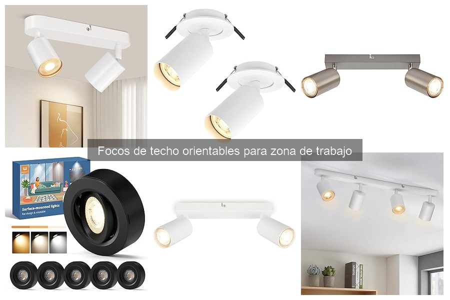 Focos de techo orientables: impacta en tu decoración de oficina