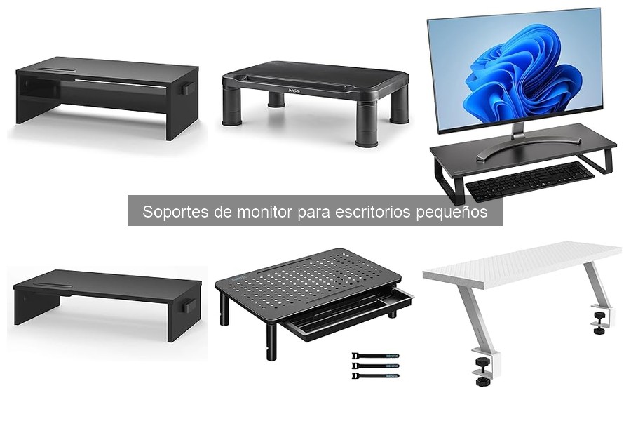 Formatos de Soporte de Monitor: Escritorio, Pared y Portátiles