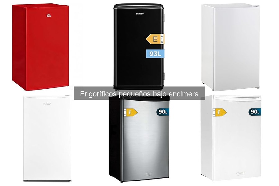 Frigorífico pequeño bajo encimera: características y dimensiones